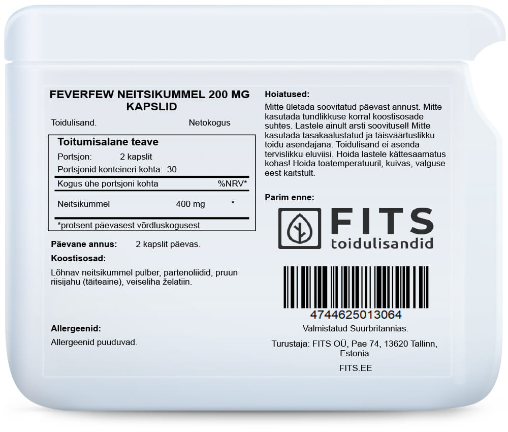 Mutterkraut 200 mg Kapseln
