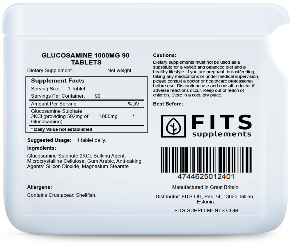 Glucosamin 1000 mg 90 Tabletten