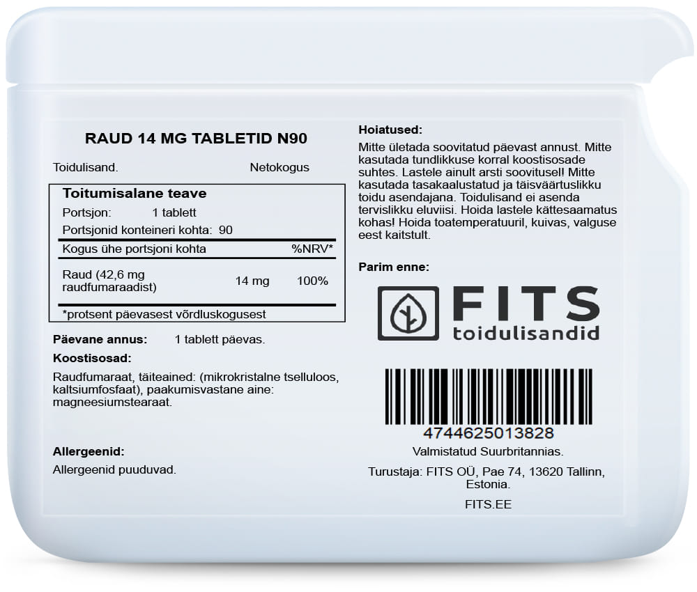 Eisen 14 mg 90 Tabletten