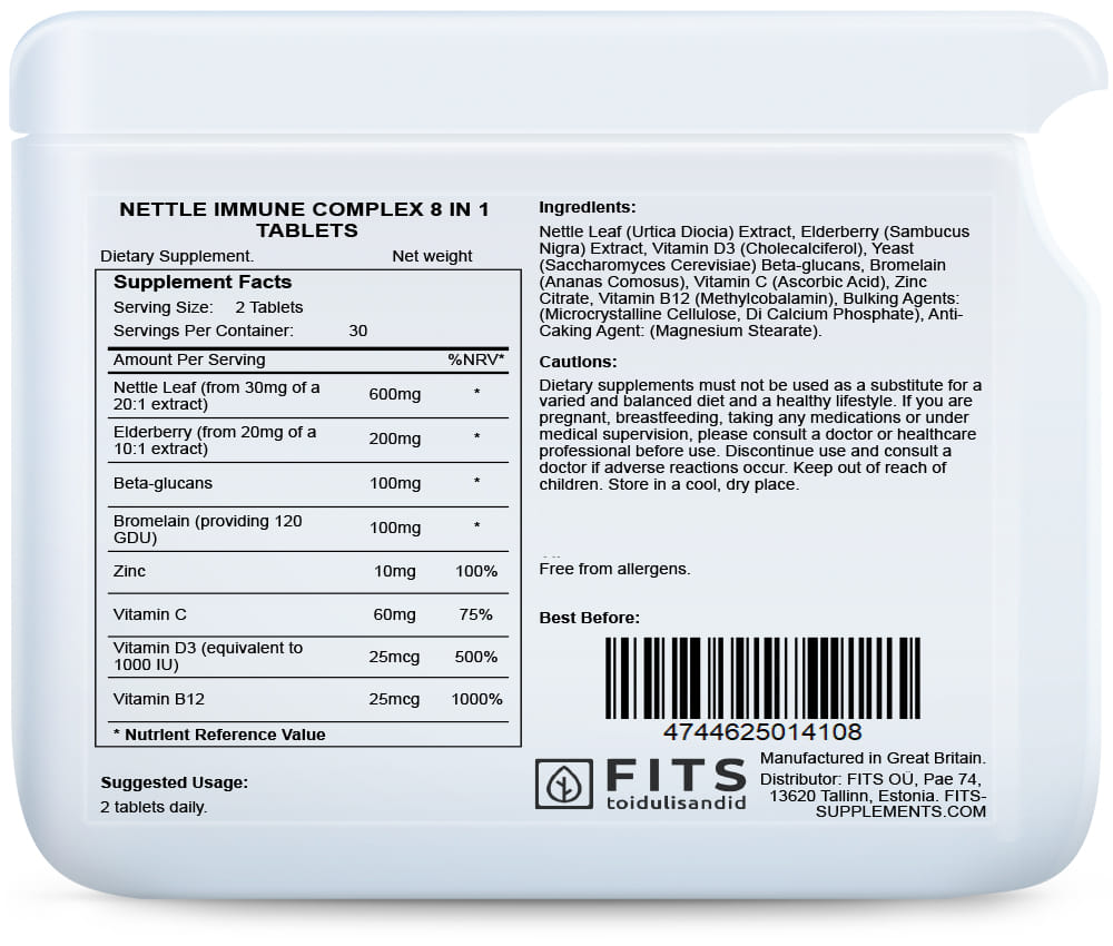 Brennnessel-Immunkomplex 8 in 1 Tabletten