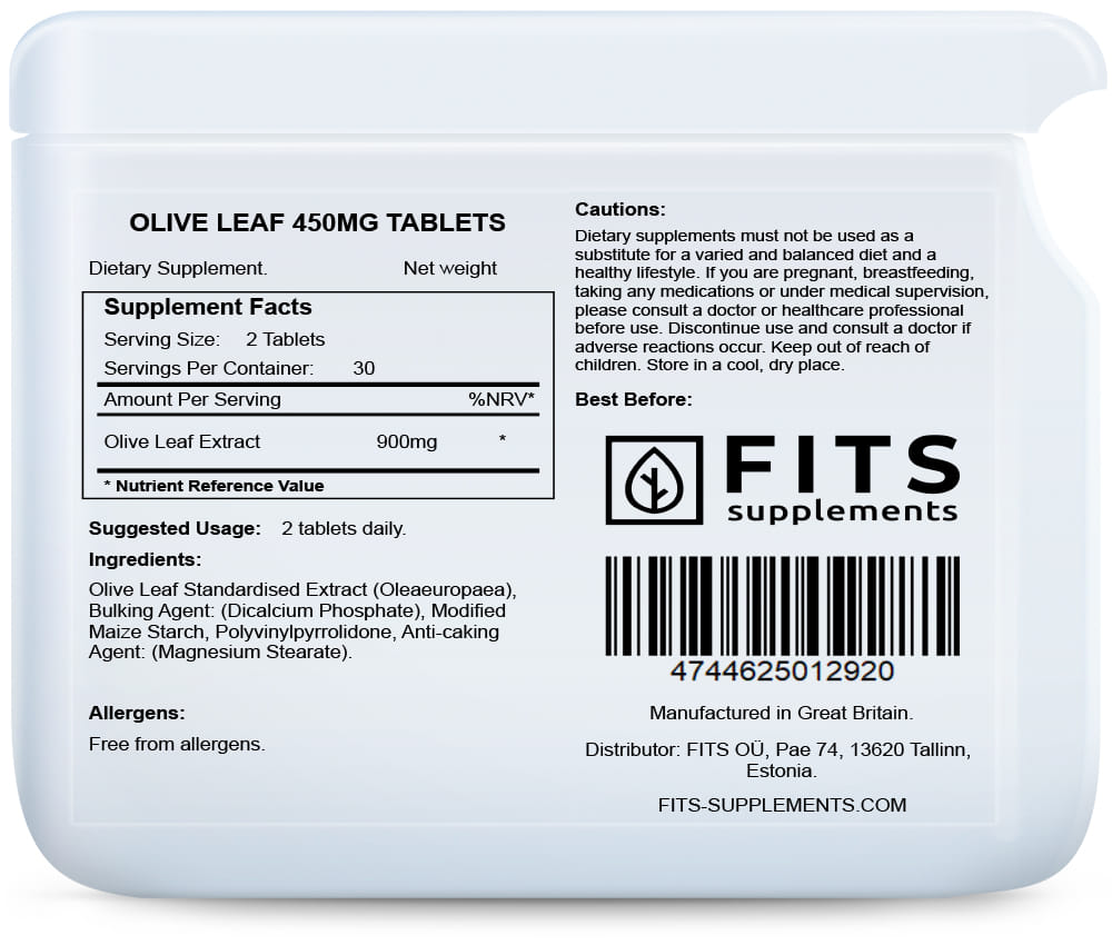 Olivenblatt 450 mg Tabletten