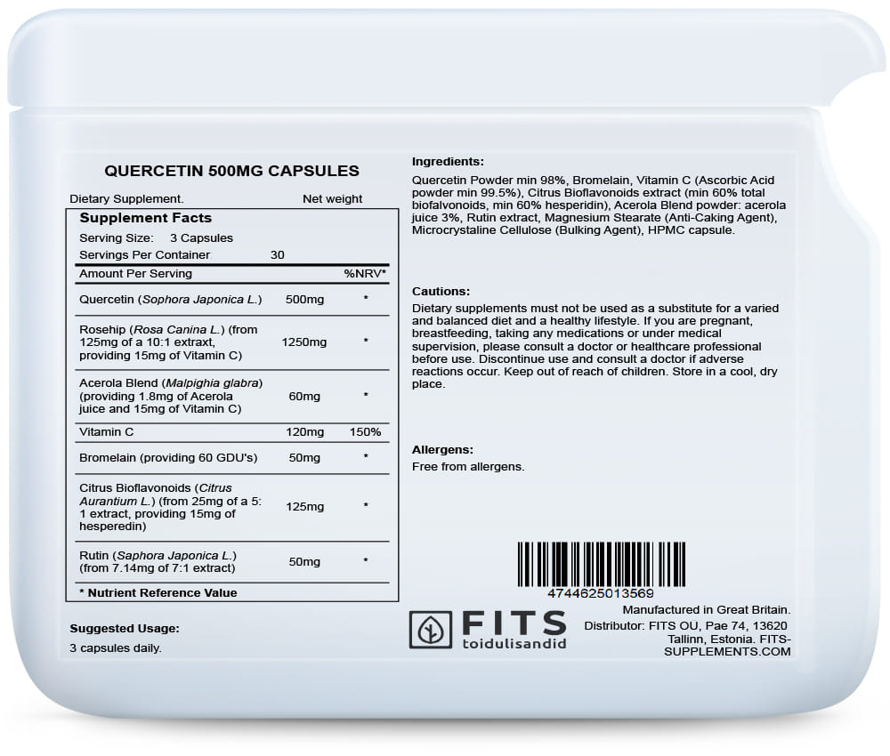 Quercetin-Komplex 500 mg Kapseln