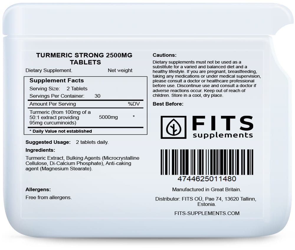 Kurkuma Stark 2500 mg Tabletten
